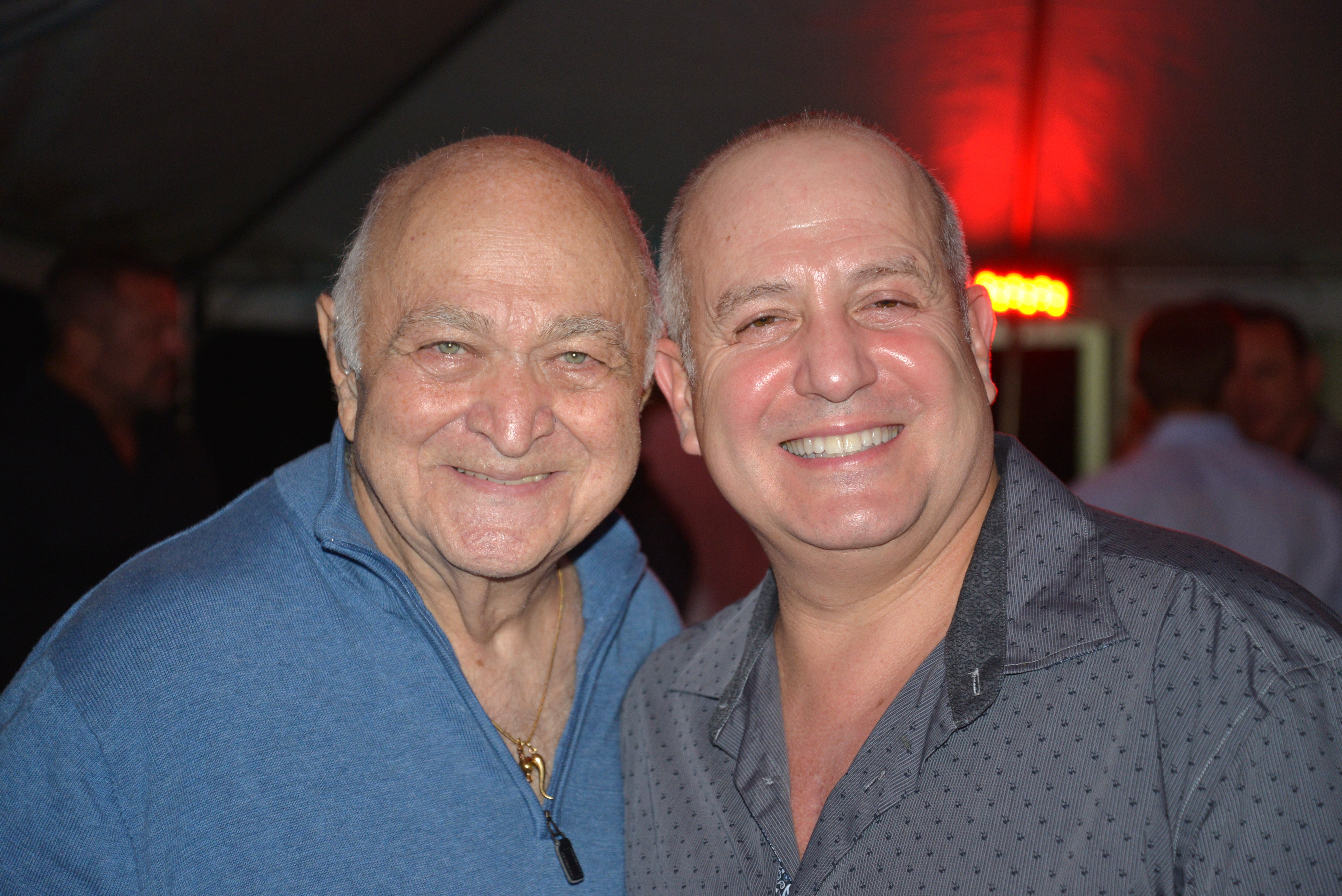 Pompano Bill and Mayor Resnick at the 2013 Evening in Paradise